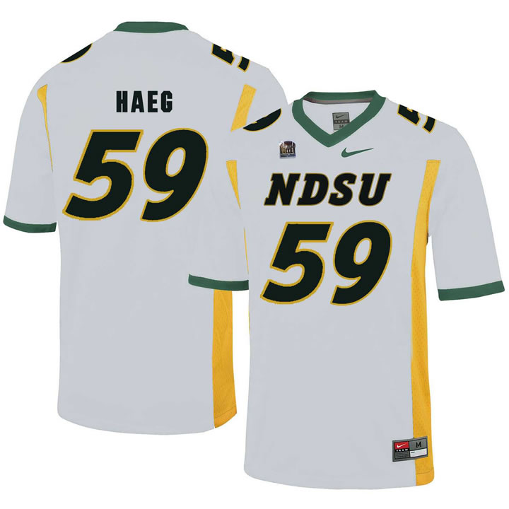 North Dakota State Bison 59 Joel Haeg White College Football Jersey Dzhi,We sell and wholesale North Dakota State Bison 59 Joel Haeg White College Football Jersey Dzhi on line form chian!